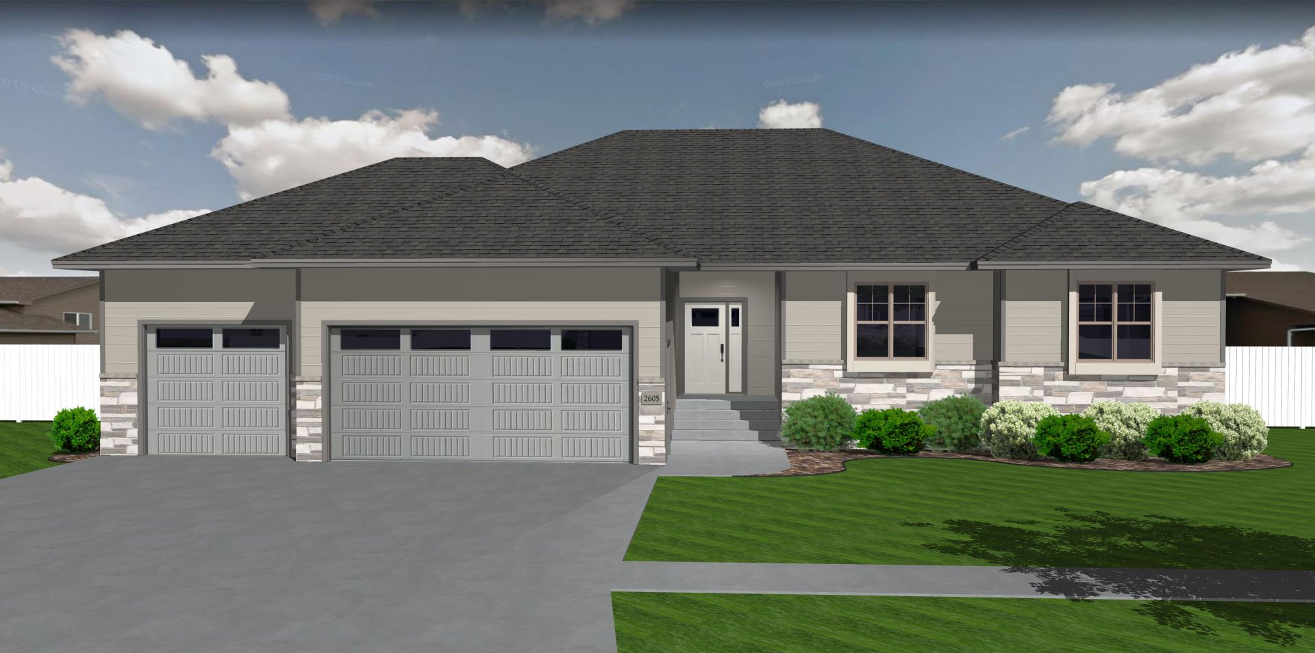 5 Bed & 3 Bath Ranch 2989 Sq Ft 3 Stall Garage