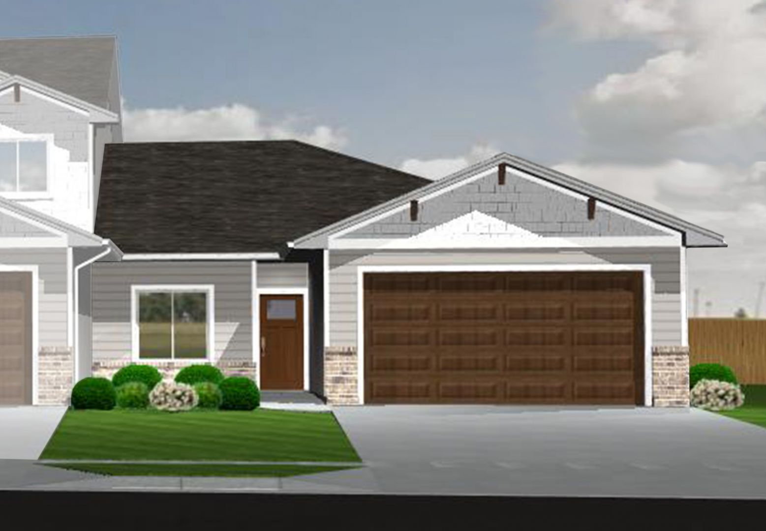 2 Bed & 2 Bath Ranch 1201 Sq Ft 2 Stall Garage