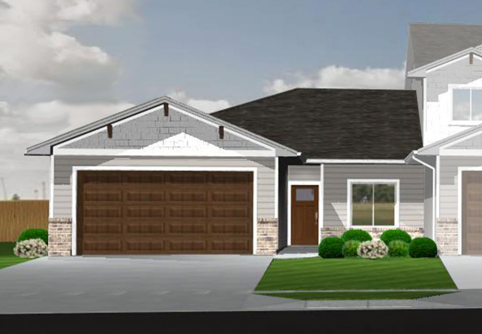 2 Bed & 2 Bath Ranch 1201 Sq Ft 2 Stall Garage