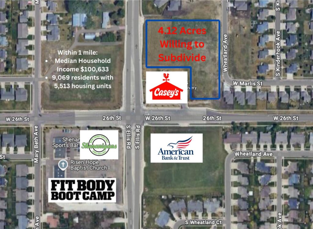 26th & Ellis Road Discovery Park Tract 2 Zoned C-2 4.12 Acres