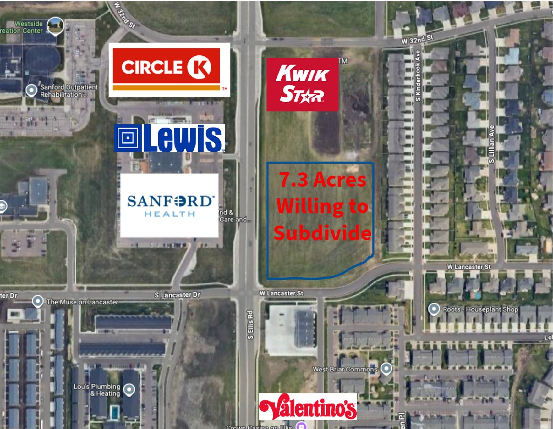 32nd & Ellis Road Rossevelt Park Tract 10 Zoned C-3 7.35 Acres