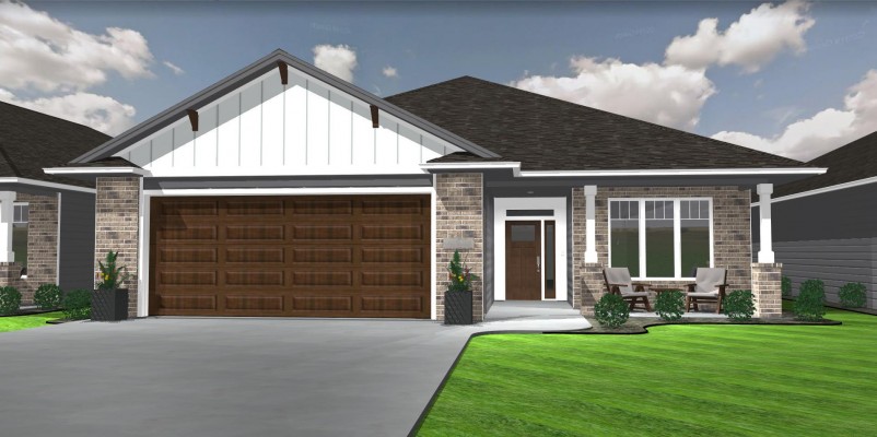 3 Bed & 2 Bath Ranch 1675 Sq Ft 2 Stall Garage