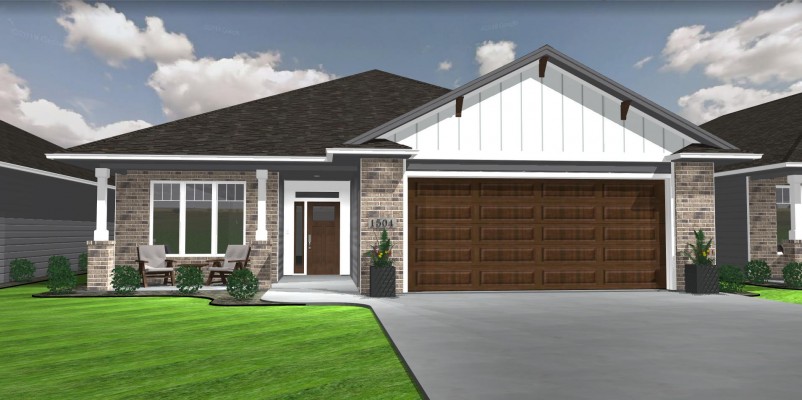 3 Bed & 2 Bath Ranch 1675 Sq Ft 2 Stall Garage