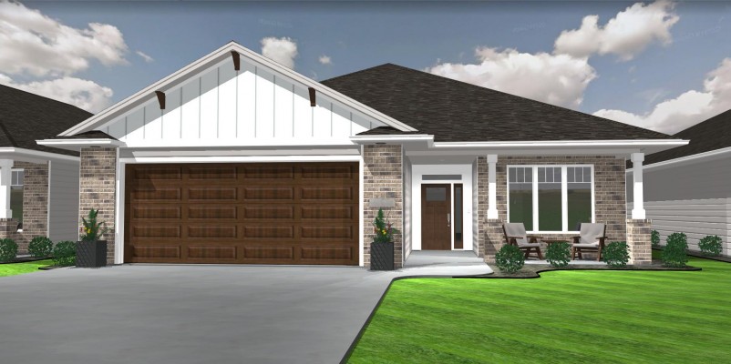 2 Bed & 2.5 Bath Ranch 1697 Sq Ft 2 Stall Garage