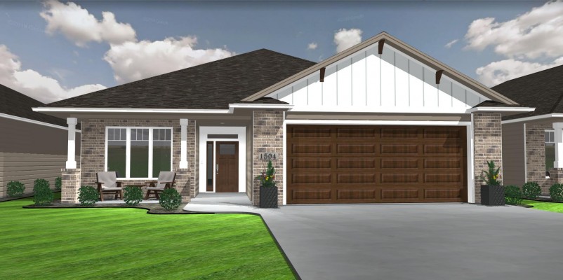 3 Bed & 2 Bath Ranch 1743 Sq Ft 2 Stall Garage